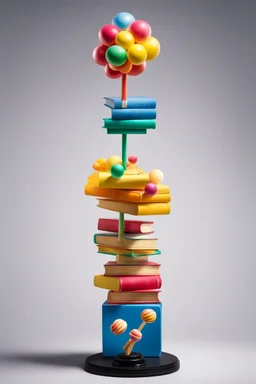 “Чупа-чупс как учебник”: Палочка статуи может быть оформлена как “стопка” учебников, а на “леденце” будут проецироваться различные научные концепции.