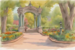 Lady Catherine's Park , delightful , colorful, drawing