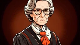portaretrato con colores de una abogada mujer estilo kandisky