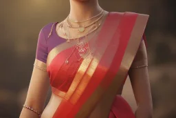 full body photo of a girl in saree i,hyperrealistic,detailed,8k,cinematic