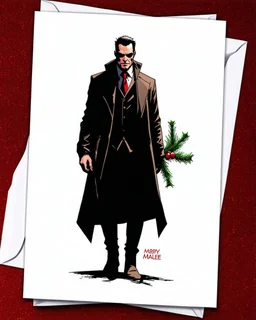 Alex Maleev christmas greeting card