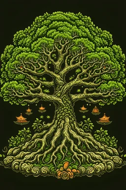 the tree of life for a t shirt Design