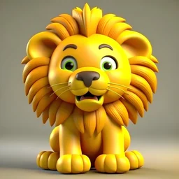 cute lion 3D