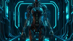 full body cyborg girl, futuristic aesthetic, blend of human and machine, realistic skin texture, mechanical limbs with elegant design, high-tech armor, neon circuit patterns, ((cyberpunk vibes)), illuminated by moody neon lighting, ultra detailed, ((4K resolution)), digital art, concept art, ((top-tier CGI quality)), art by ((Ian McQue)) and ((Masamune Shirow)), ((dynamic pose)), ((intricate detailing)), ((visually striking)), ((professional-grade color grading))