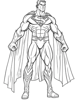 real massive Superman wepon, coloring page, no leaves, full body (((((white background))))), only use an outline., real style, line art, white color, clean line art, white background, Sketch style