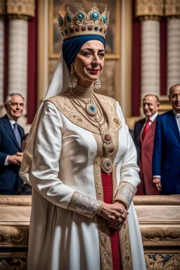 Queen Batoul loved change and innovation, so she decided to bring together the most controversial and beautiful people in her palace. So she asked her royal clerk to search for the best presidents in the world and invite them to her palace for consultation. Its royal clerk was a hard-working and intelligent person, so Afzal found President Trump, Recep Tayyip Erdogan, Russian President Vladimir Putin, and French President John McCann, sent them letters and met with them in the tent garden.