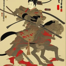 Samurai Japanese Ukiyo-e