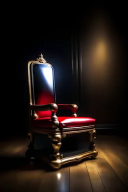 Mobile phone sitting on a throne