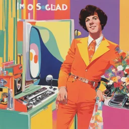 The beginning of I'm So Glad is almost in Technicolor, as Vellekoop portrays the 1970s the way he seems to remember them: shaped by television (the title comes from The Carol Burnett Show, a significant influence on his childhood) and the fashion of the time. The colors are bright, and characters seem to leap off the page.