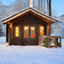 Cozy winterhouse