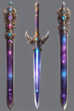 the magic jeweled fantasy sword