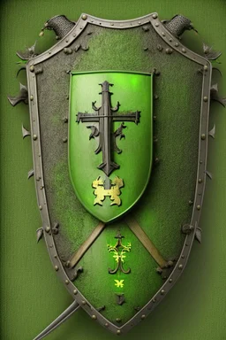 crusader holy light olive green dark medieval TambsTV knight coat of arms