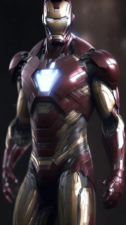 ironman become cristian ronaldo , ultra realistic, 4k, ultra detail, full body
