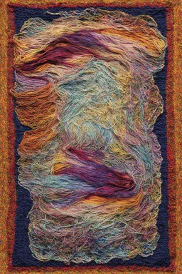 a thread in the emotional tapestry; Art Informel