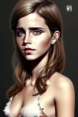 full body, emma watson identify face, animal skin clothing , big busty , dirty face, pintura, ,details,texture,8k quality, florest, Minimalism, Romanticism, Expressionism, Impressionism