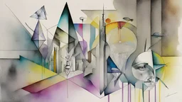 Asynchronicity; Neo-surrealism; Dada; Ink Wash, colorize
