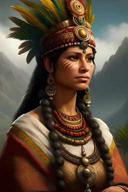 Como se veria una reina inka antigua