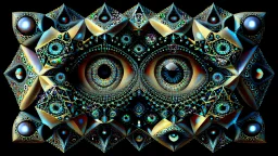 impossible octaedric jeweled paradox geometry recursive seri with many eyes