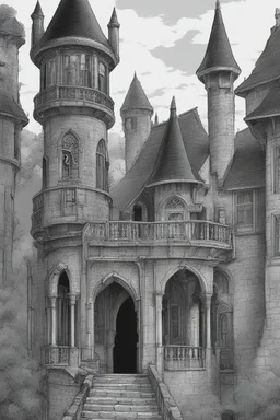 Castle ravenloft balcony