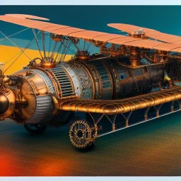 fullbody Drawing of 'sketch of Steampunk Air Vehicles',intricate detail,andrea bonelli,Kilian Eng,Ohrai,evan lee,Aleksandr Sidelnikov,KyuYong Eom,three quarters frontal aerial view,toned colors,16k