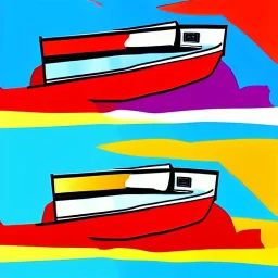 boat pop art