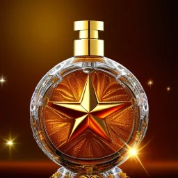 a picture of a star perfume bottle