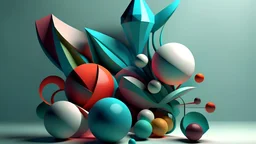 abstract 3D shapes