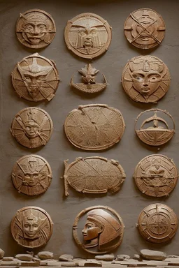 [vivid Ancient Egypt] Sherden: Mercenaries of distant realms, the Sherden's shields bear marks etched by artisans' hands. Their battle cries, carried by the wind, are a testament to their nomadic spirit. Each step they take speaks of a warrior's resolve, an unwavering commitment to the path they have chosen.