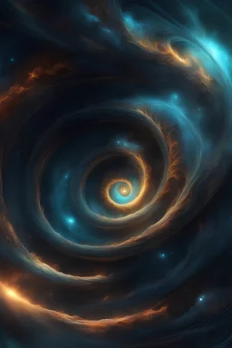 Swirling whirlpool in space fractals patterns merging into the most magnificent explosion void detailed beautiful strange detailed painting 8k resolution deviantart trending on Artstation concept art
