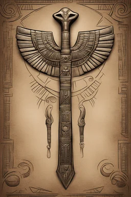 egyptian mythologic ankh design