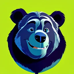 portrait of baloo, jungle book