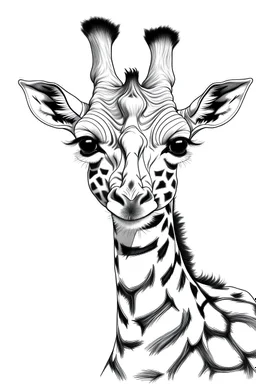 baby giraffe coloring