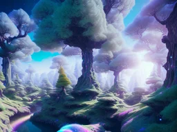 white crystal cosmic and galactic ambiance hill sky rocks sunny trees pools surreal, full of details, smooth, bright sunshine，soft light atmosphere, light effect，vaporwave colorful, concept art, smooth, extremely sharp detail, finely tuned detail, ultra high definition, 8 k, unreal engine 5, ultra sharp focus