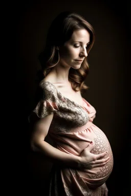 Pregnant woman, natural, gorgeous