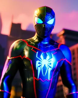 mavel's miles morales, comic book, highly detailed, hyper-detailed, beautifully color-coded, insane details, intricate details, beautifully color graded, Cinematic, Color Grading, Editorial Photography, Depth of Field, DOF, Tilt Blur, White Balance, 32k, Super-Resolution, Megapixel, ProPhoto RGB, VR, Halfrear Lighting, Backlight, photorealistic rendering