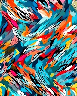 abstract painting pattern