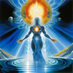 A divine being made from the combination of water and sun with cosmic powers and Dracula