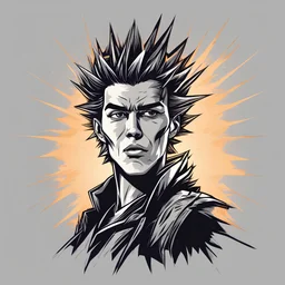 Quickdraw Maven in Vector spiked art style
