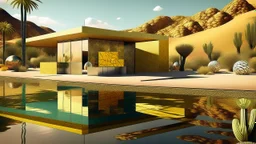 CREATE AN IMAGE BY creatively MIXING the works of "The Persistence of Memory" BY Salvador Dalí and "Fish Magic" by Paul Klee Generates a modern house on the edge of a lake in a desert environment with palm trees and catus based on the style of the work of Mies van der Rohe Generates an image based on the work of Ruth Vollmer