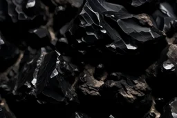 natural obsidian texture background