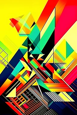 Abstract and Geometric Poster