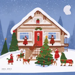 La Navidad, Ilustración al estilo de Joe Sacco
