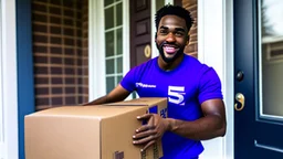 Tyrone takes ps5 controller from fedex delivery on porch