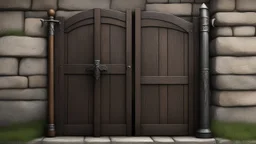 First, the wood. Dark wood, worn smooth by forgotten hands. The shafts, the grips, the bowed backs of resting bows. Wood that creaks softly in the draft of a half-closed door. Then the iron. A rack against a stone wall, crowded but orderly enough: a longsword with a plain crossguard a broadsword nicked along the edge two daggers, twin and unfriendly a misericorde, thin and patient a heavy war axe, wide-bladed and blunt with use a hand axe for closer arguments three spears, straight and quiet a p