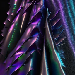 iridescent cloth with spikes