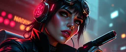 airbrush 3d rendering, mafia cyberpunk stylish lady dr smick Vex is now officially in stasis. No experiments. No clones. No accidental galaxy-ending breakthroughs.