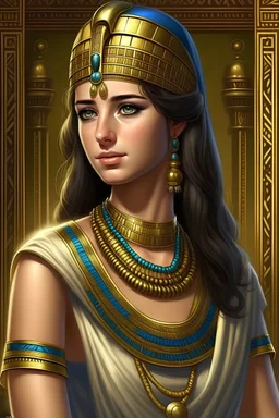 mache ein bild von einer jungen Kleopatra