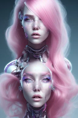 cyborg, pink hair, sexy, perfekt, real, dream