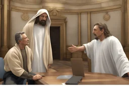 mutassad meg a szimulált valóságot, az univerzum teremtését Jézus találkozik a tolvaj Orbán Viktorral a parlamentben