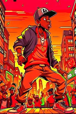 rap, hiphop, cartoon, super HQ